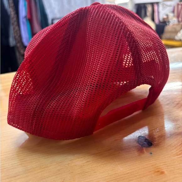 Vintage Mac Tools Trucker Hat Cap Red SnapBack Starter Adjustable - Picture 3 of 6